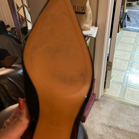 Black suede Zara heels. Only worn a couple of times. Still a lot of love. - Picture 3 of 6